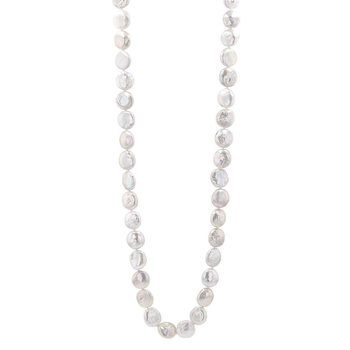 Pearly Girls Coin Pearl Necklace, 40