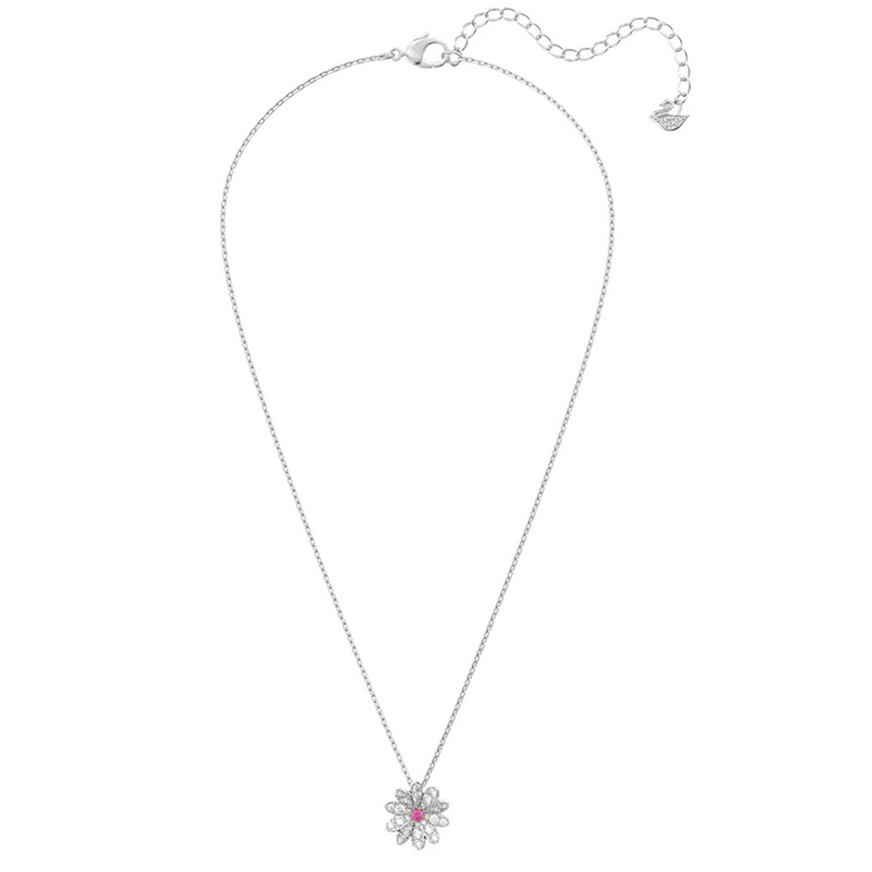 SWAROVSKI Florere necklace | Pink Women's Necklace | YOOX