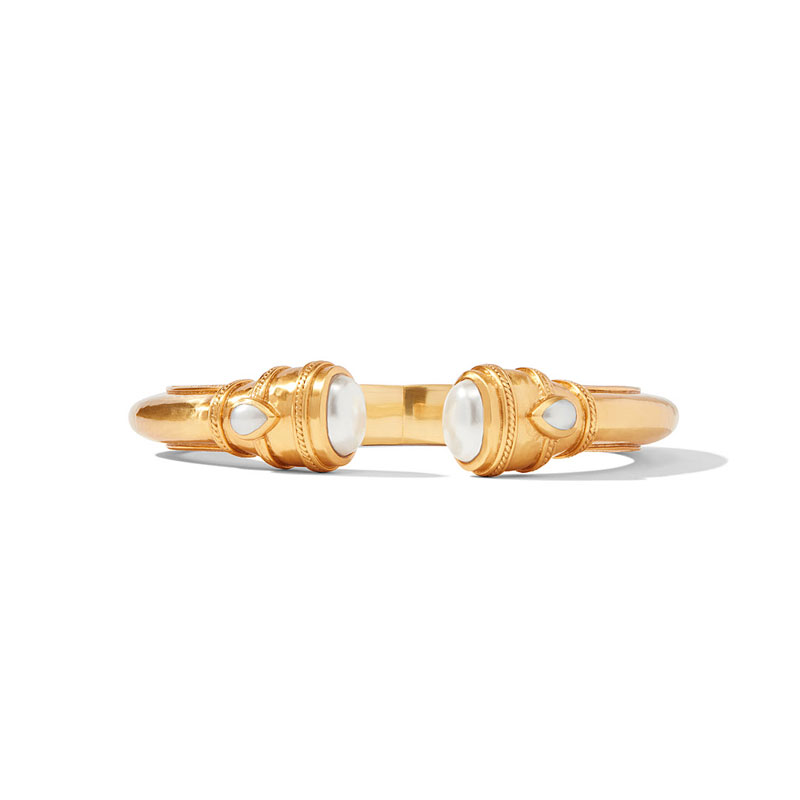Julie Vos Cassis Demi Cuff Bracelet in Pearl