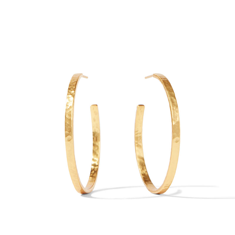 Julie Vos Crescent Hoop Earrings, Large