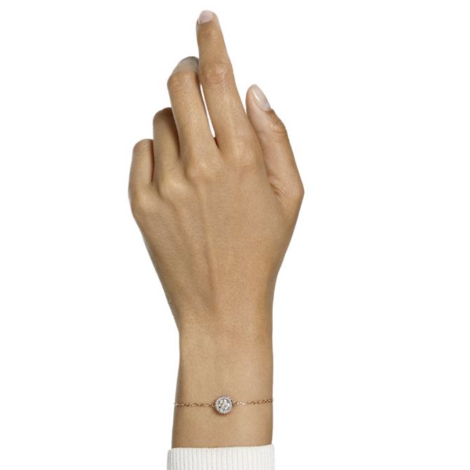 Swarovski Constella Round Cut Bracelet, Rose Gold Tone Swarovski Constella Round Cut Bracelet, Rose Gold Tone