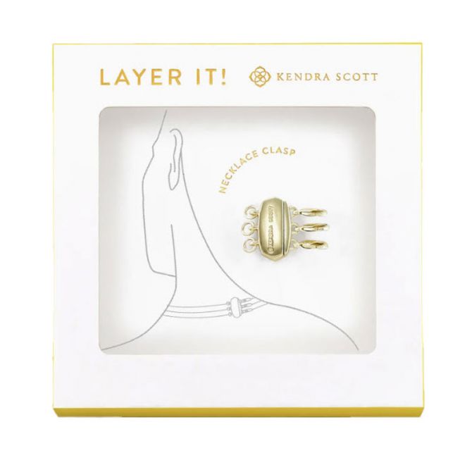 Kendra Scott Layer It! Necklace Clasp in Gold Tone