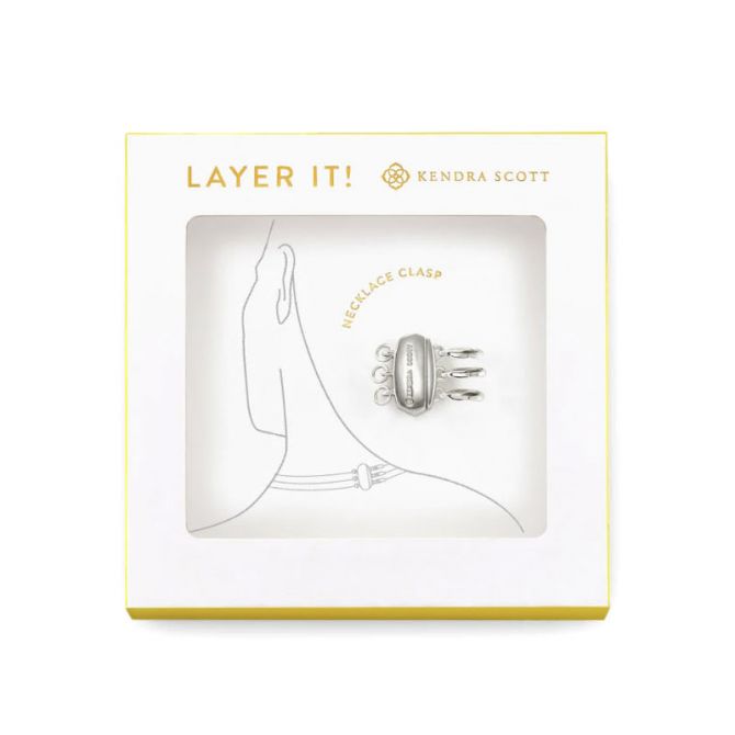 Kendra Scott Layer It! Necklace Clasp in Silver Tone