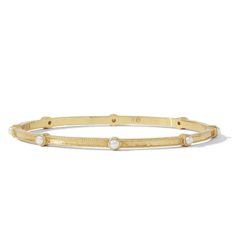 Julie Vos Bangle Bracelet Small Milano Mother of Pearl-L
