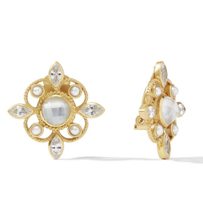 Signature Large Earring Backs in Gold | Julie Vos