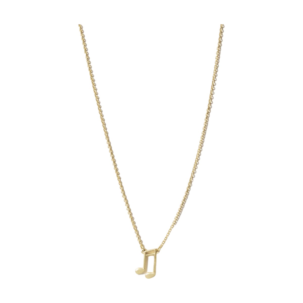 Spartina 449 Sea La Vie Music Lover Note Necklace, Yellow Gold Plate | 496916 | Borsheims