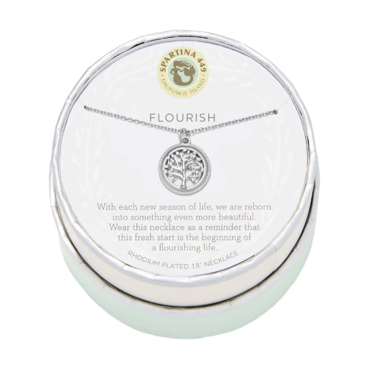 Spartina 449 Sea La Vie Flourish Tree of Life Necklace, Silver