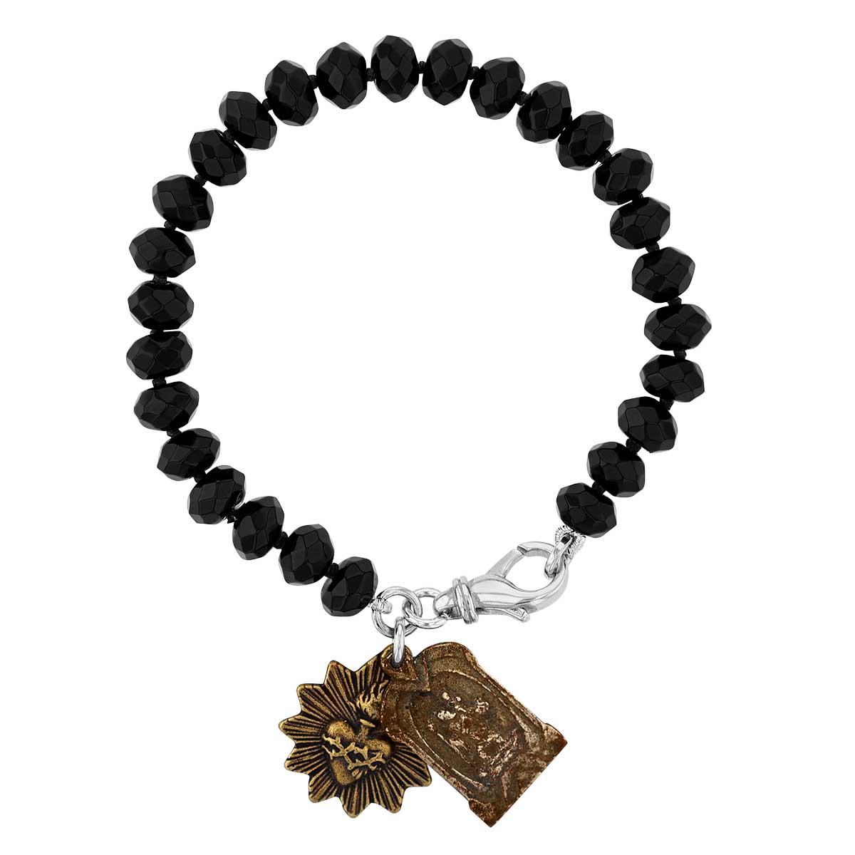 Miracle Icons By Mary Jo Pane Black Onyx Bracelet
