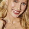 Kendra Scott Mallory Gold Tone Pendant Necklace in Iridescent Drusy