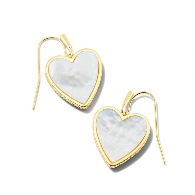 Kendra scott shop gold heart earrings
