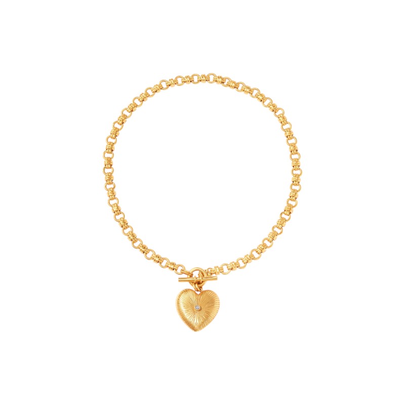 Julie Vos Esme Heart Necklace