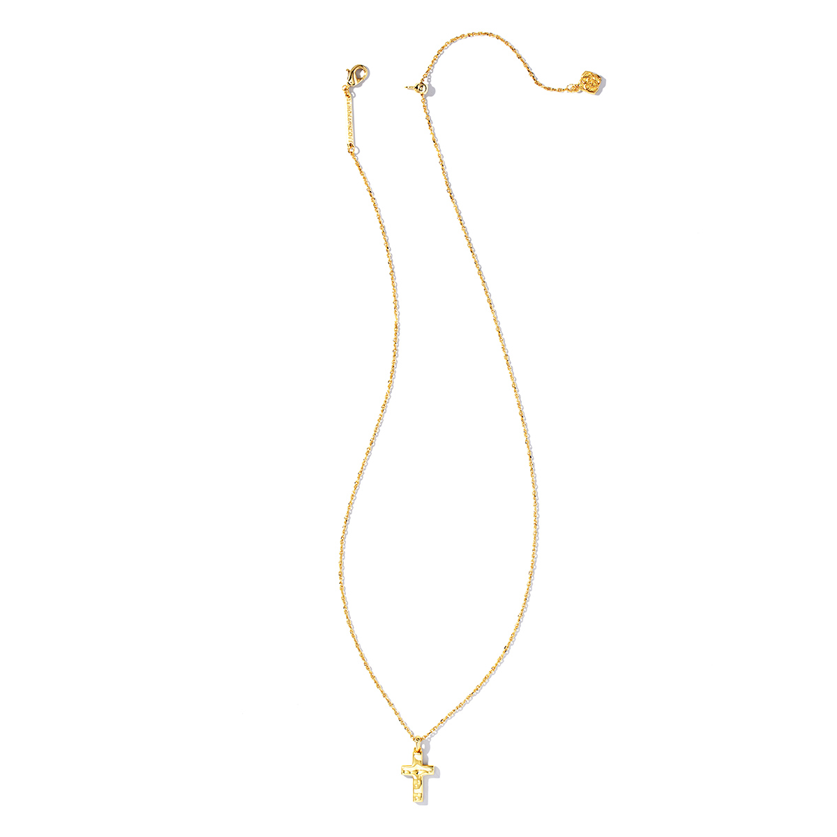 Kendra Scott Cross Pendant Necklace in Yellow Gold Plated