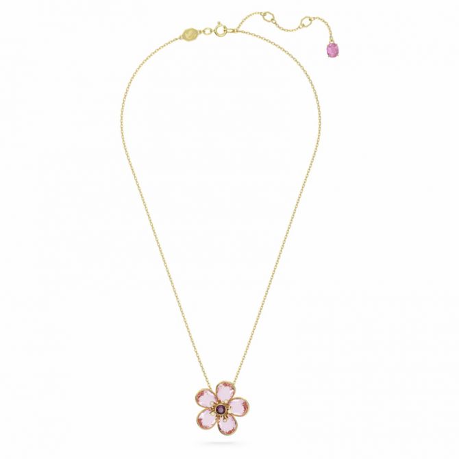 Swarovski Eternal Flower Pendant Necklace, Rose Gold Tone -5540973 -  Walmart.com