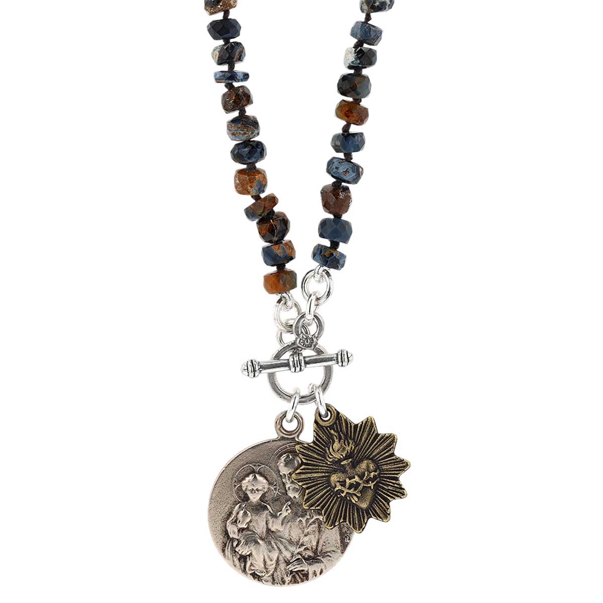 Miracle Icons Glazed Pietersite Necklace