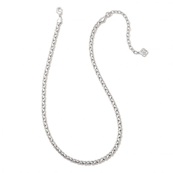 Kendra Scott Brielle Chain Necklace in Silver Plate