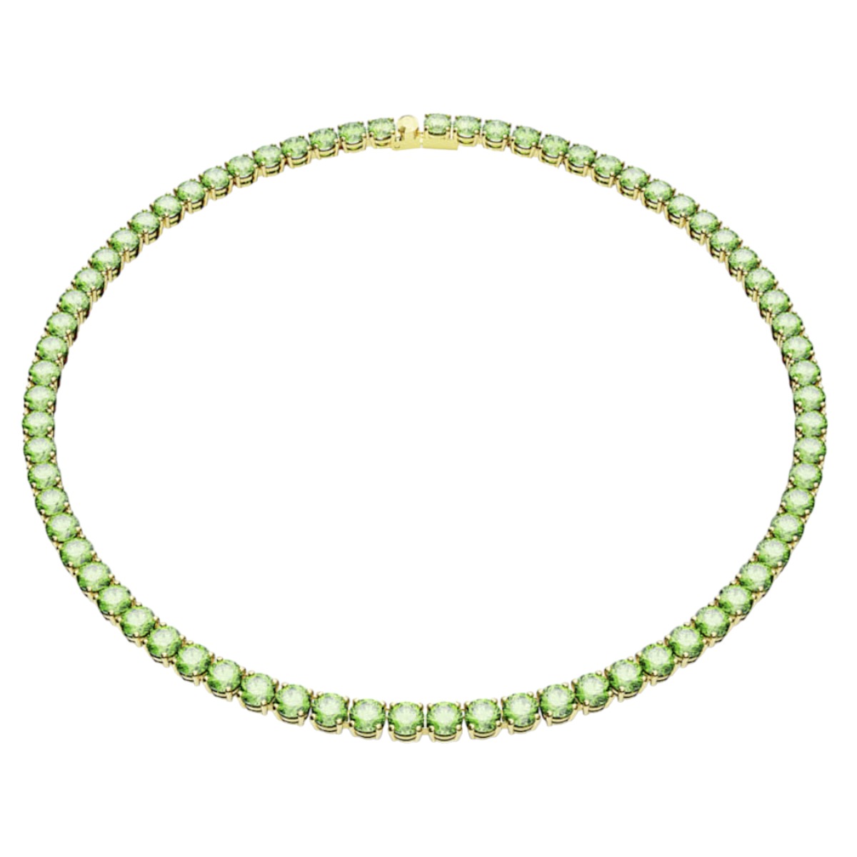 【関税込み】Happy Green Necklace - Shourouk - Brass - Green necklace woman jewellery Swarovski 5650797 necklaces Swarovski