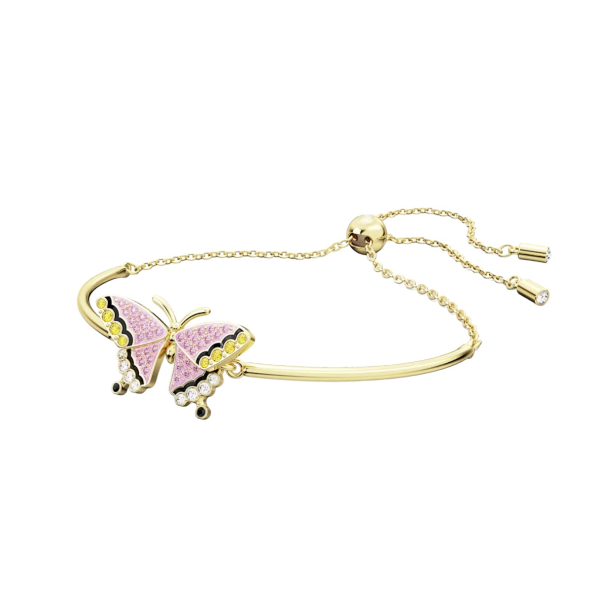 Swarovski Idyllia Butterfly Bracelet, Multicolored and Gold Tone Plated