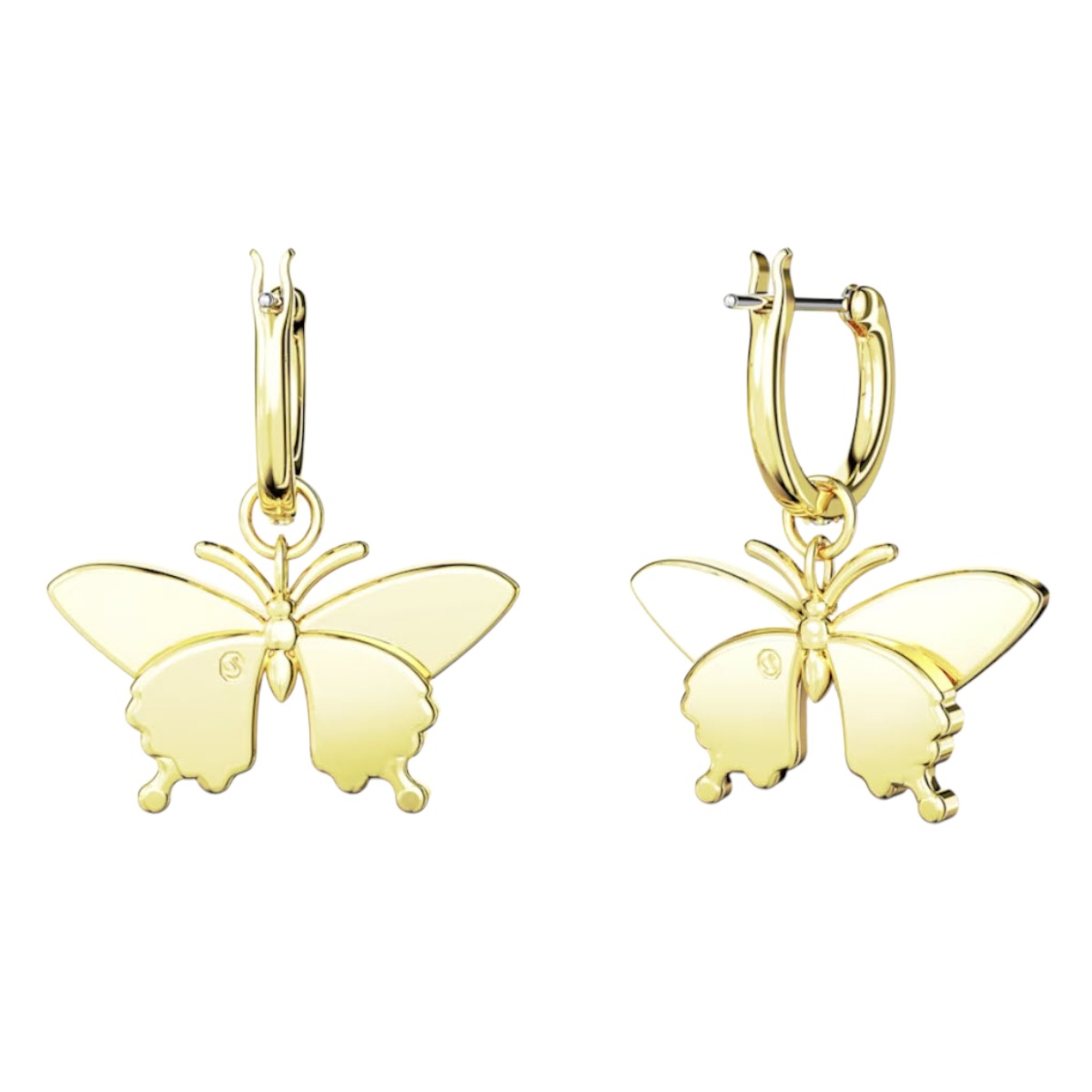 Swarovski Idyllia Butterfly Drop Earrings, Multicolored and Gold-Tone Plated