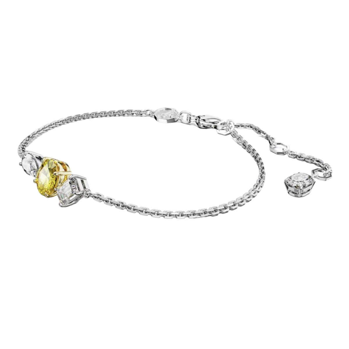 Swarovski Mesmera Mixed Cuts Bracelet, Yellow and Mixed Metal Finish