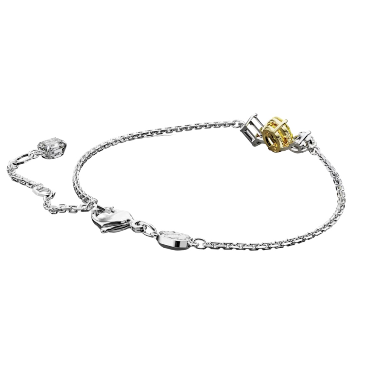 Swarovski Mesmera Mixed Cuts Bracelet, Yellow and Mixed Metal Finish