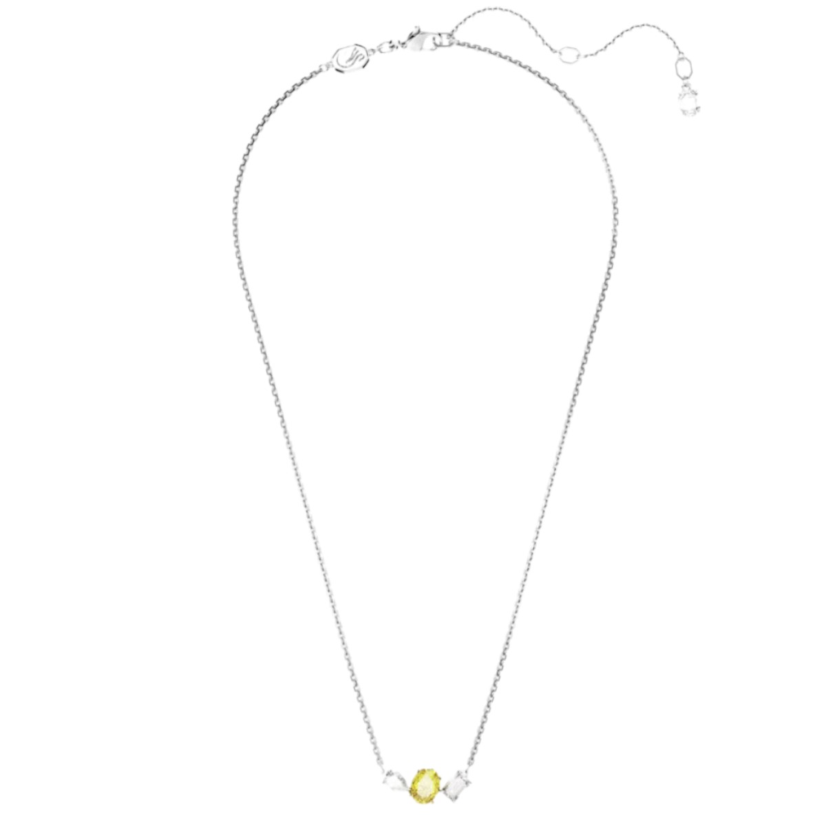 Swarovski Mesmera Mixed Cuts Pendant, Yellow and Mixed Metal Finish