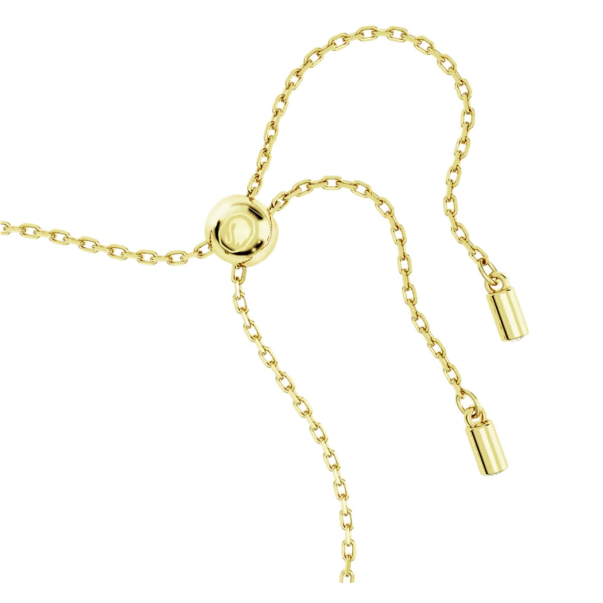 Swarovski Idyllia Mixed Cuts Clover Bracelet, Green and Gold Tone Plated