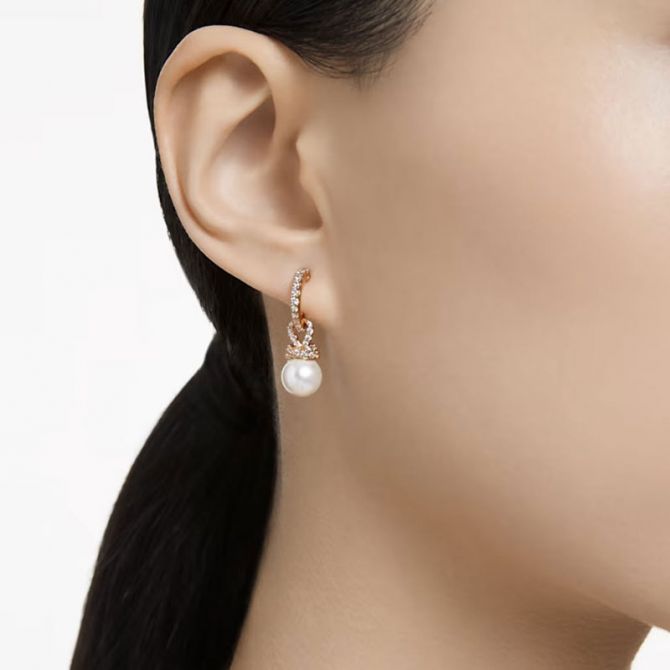 Rose plated drop earrings Rose plated drop earrings