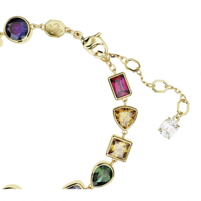 Swarovski Stilla Mixed Cuts Bracelet, Multicolored and Gold Tone