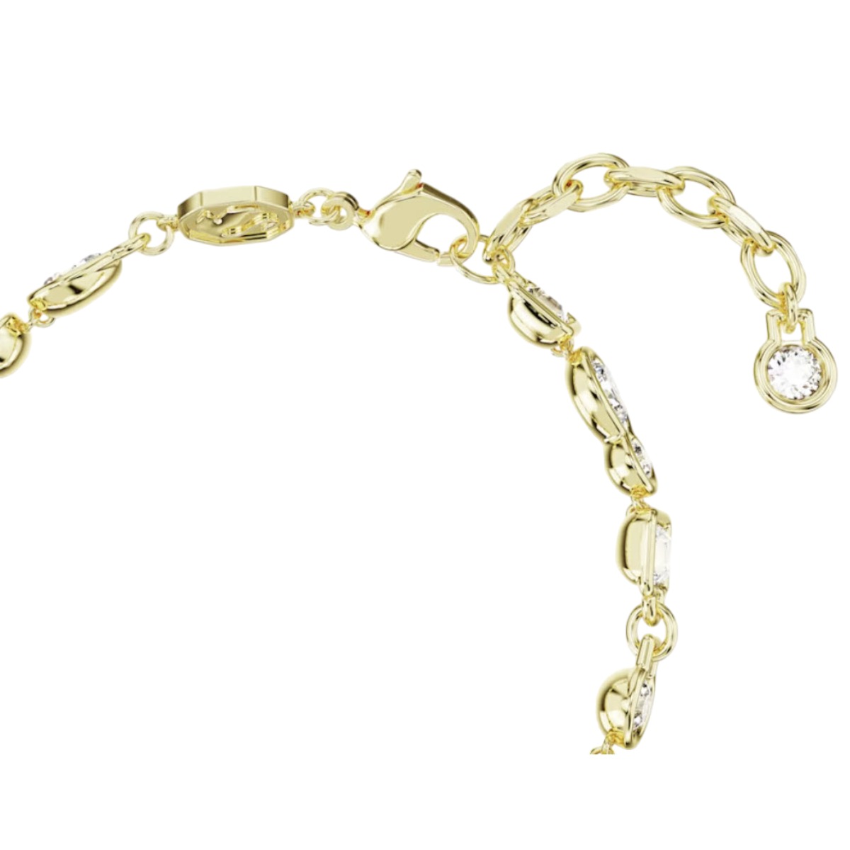 Swarovski Dextera Mixed Cuts Bracelet, White and Gold Tone Plated