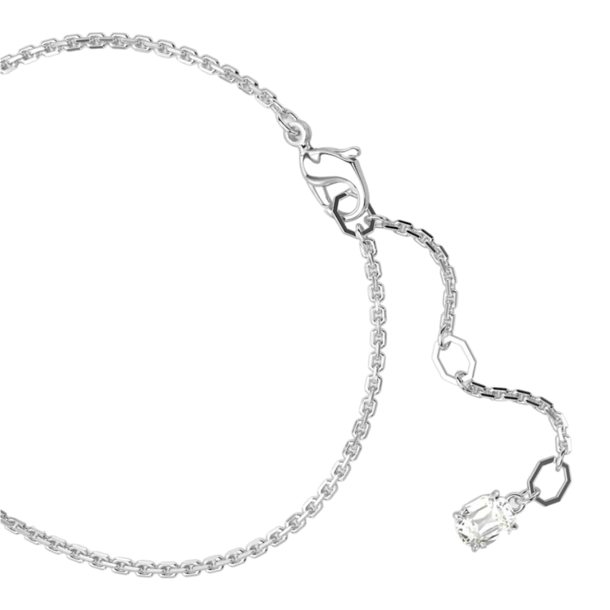 Swarovski Mesmera Mixed Cuts Bracelet, Blue and Rhodium Plated