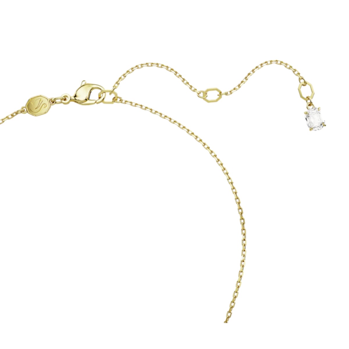 Swarovski Idyllia Clover Pendant, Green and Gold Tone Plated