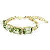 Swarovski Millenia Octagon Cut Bracelet, Green and Gold Tone Swarovski Millenia Octagon Cut Bracelet, Green and Gold Tone