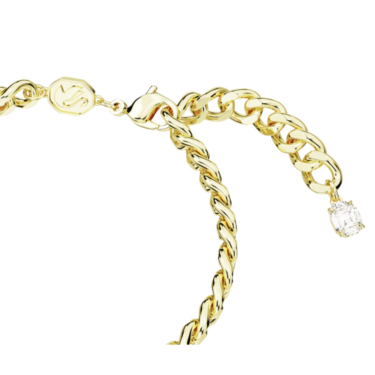 Swarovski Millenia Octagon Cut Bracelet, Green and Gold Tone Plated