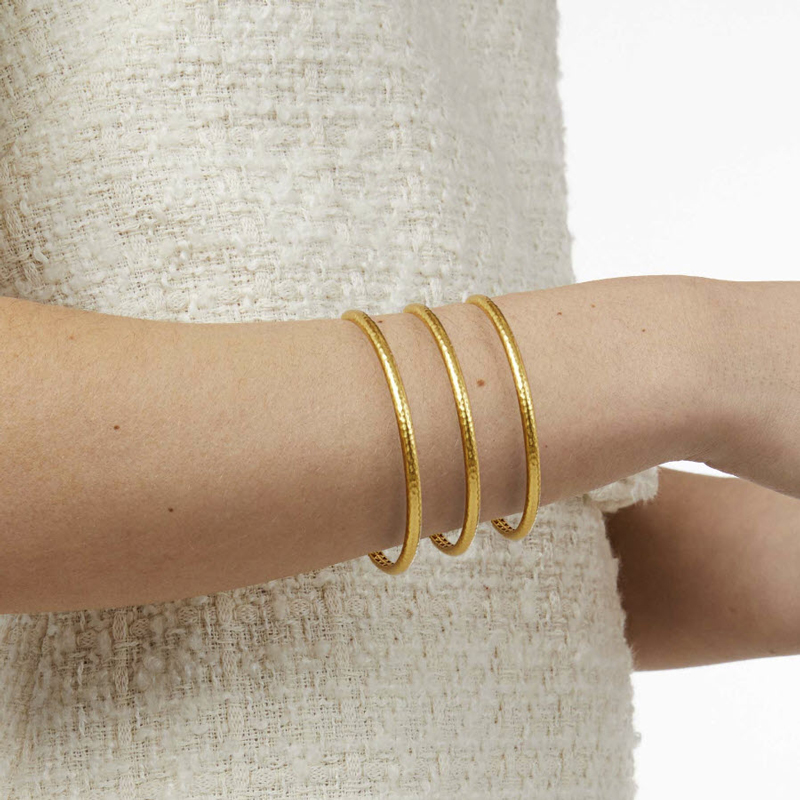 Julie Vos Havana Demi Bangle, Medium