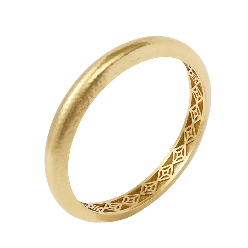View of Julie Vos Havana Statement Bangle, Medium | BG274G-M | Borsheims