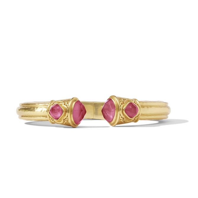 Julie Vos Astor Demi Cuff Bracelet, Iridescent Raspberry