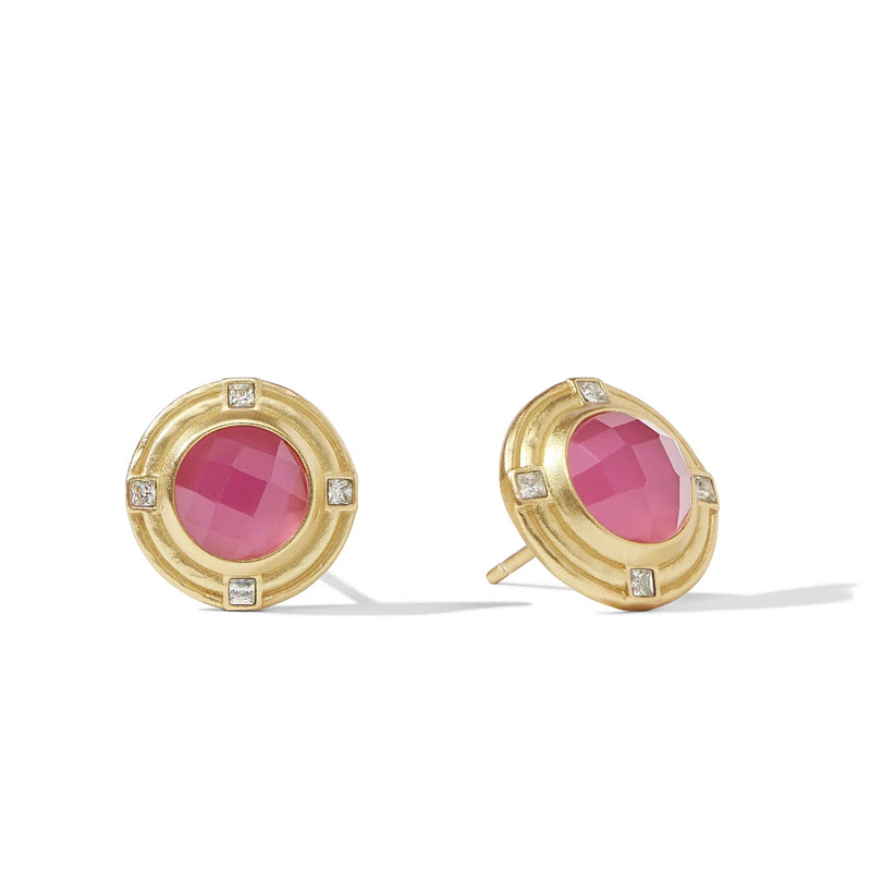 ASTOR SOLITAIRE NECKLACE-IRIDESCENT RASPBERRY main image 1
