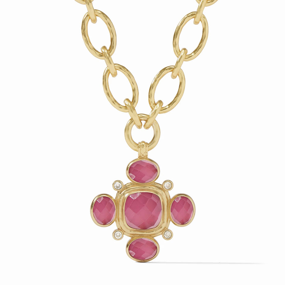 Tudor Statement Earrings - Iridescent Champagne main image 1
