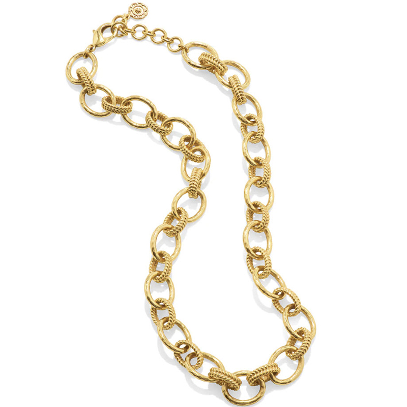 Capucine De Wulf Cleopatra Regal Necklace, Yellow Gold Plate