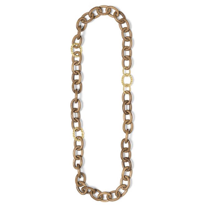 Capucine De Wulf Earth Goddess Chain Necklace, Teak