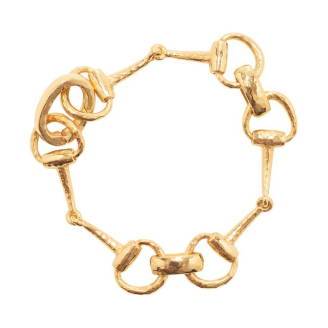 Capucine De Wulf Equestrian Snaffle Bit Bracelet, 8"