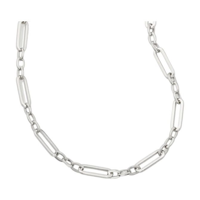 Kendra Scott Heather Link and Chain Necklace in Silver
