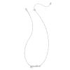 Kendra Scott Grandma Script Pendant Necklace in Silver