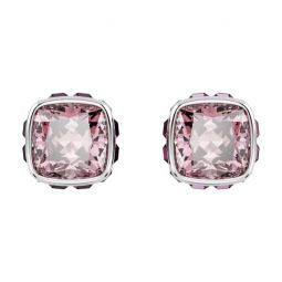 ピアス SWAROVSKI Matrix rhodium crystal pearl stud earrings 5694225 Swarovski Matrix stud earrings, Crystal pearl, Round cut