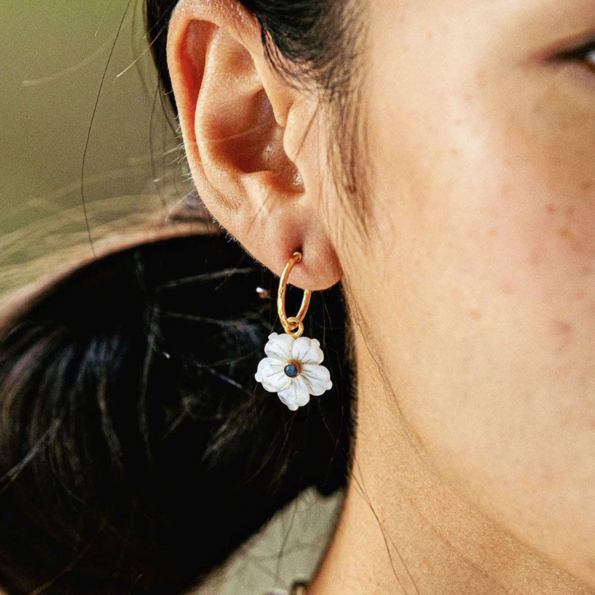 Capucine De Wulf Mermaid Garden Hoop Earring