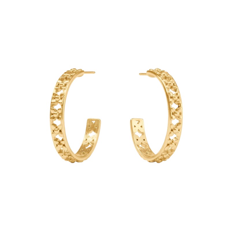 Julie Vos Helene Hoop Earrings, Medium