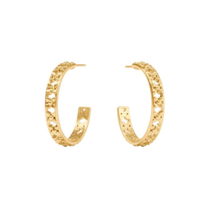 Julie Vos Helene Hoop Earrings, Medium