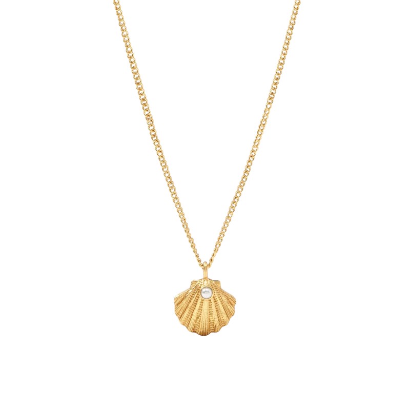 Julie Vos Sanibel Shell Delicate Necklace, Pearl