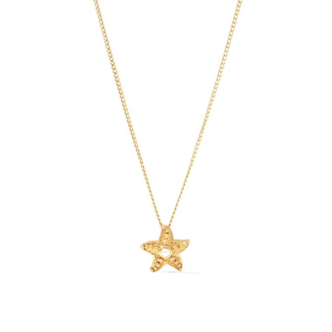 Julie Vos Sanibel Starfish Delicate Necklace, Pearl