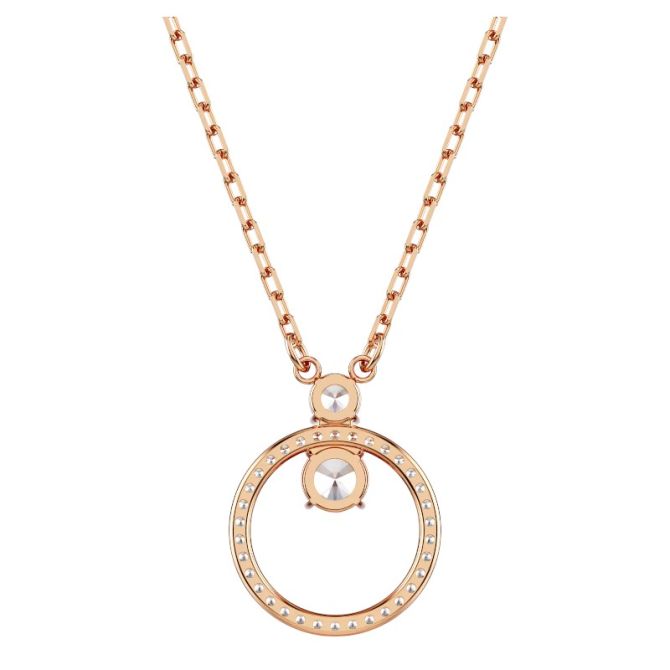 【超新作】 Round Constella Swarovski Cut and White Necklace, Pendant その他
